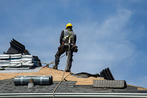 Professional Flat Roof Repair technician working in Houston, AR